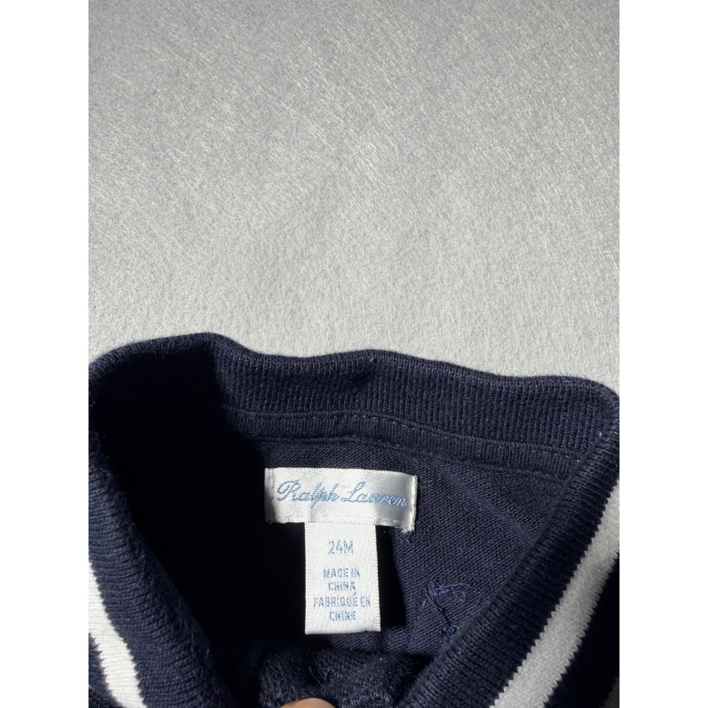 Ralph Lauren NY Yankees Polo Shirt Kids 24M Navy Blue MLB Collaboration - Picture 4 of 6